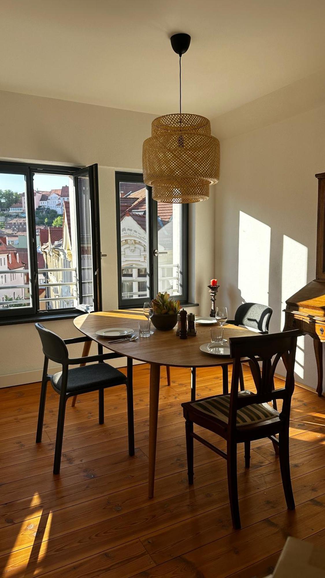 Ruhige-Moderne Wohnung Mit Burgblick Meißen Esterno foto